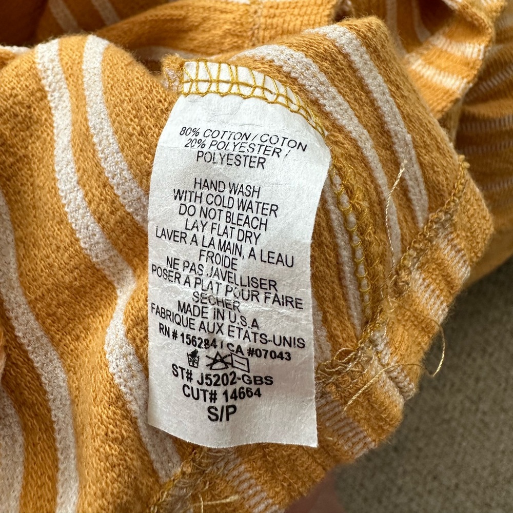 Caution to the Wind Yellow Striped Summer Dress - Picture 4 of 4